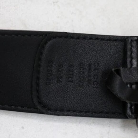 GUCCI GG Belt With Double G Buckle 'Black' Size 90/36 - Picture 11 of 11
